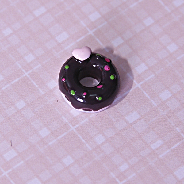 Декор "Вкусняшка - пончик", шоколадный