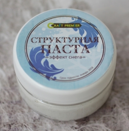 Структурная паста Craft Premier "Эффект снега"