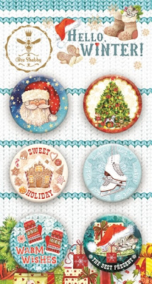 Набор фишек BeeShabby "Hello, WINTER!"