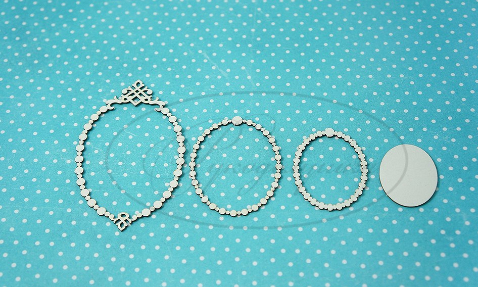 Вырубка из чипборда Рукоделушка "Рамка 21"