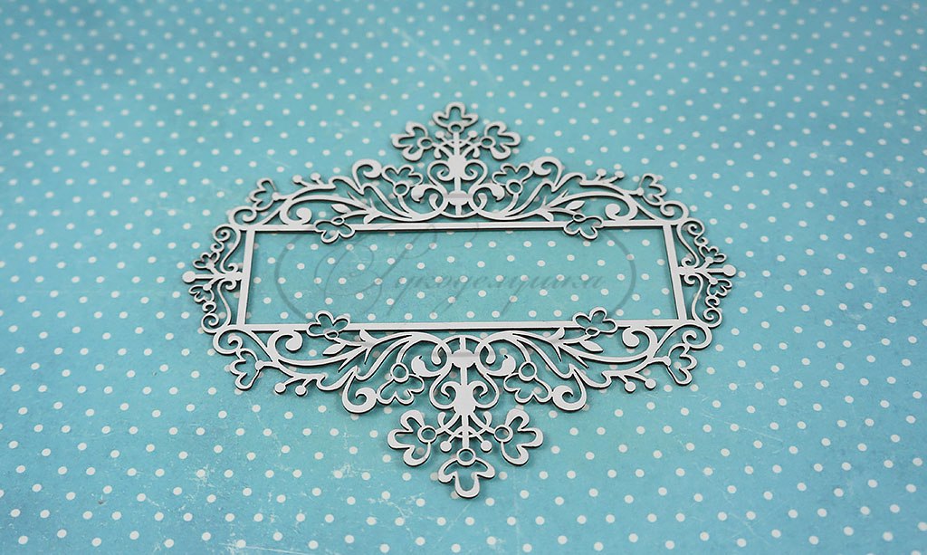 Вырубка из чипборда Рукоделушка "Рамка 24"