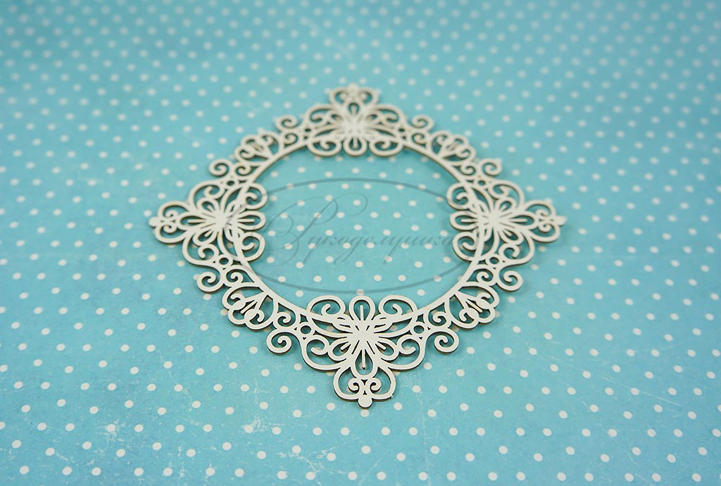 Вырубка из чипборда Рукоделушка "Рамка 44"