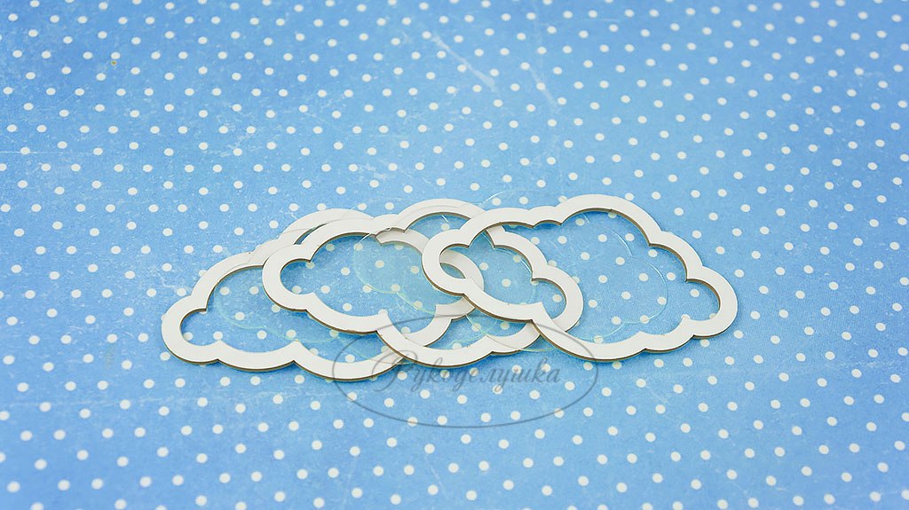 Шейкер из чипборда Рукоделушка "Облако 1"