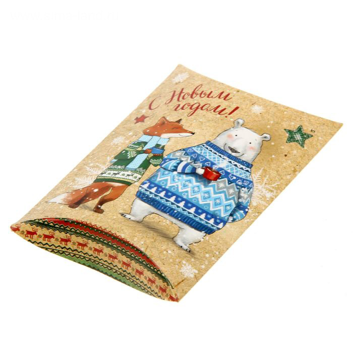 Коробочка для подарка "Снежные истории"