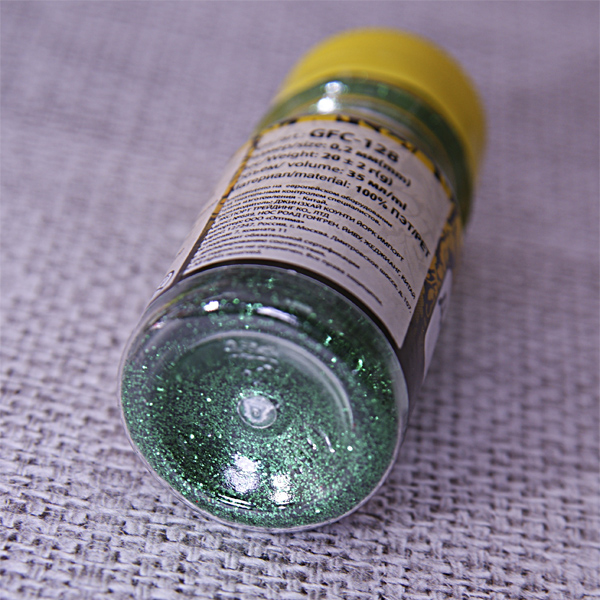 Блёстки (сухой глиттер) Love2art , цвет зелёный