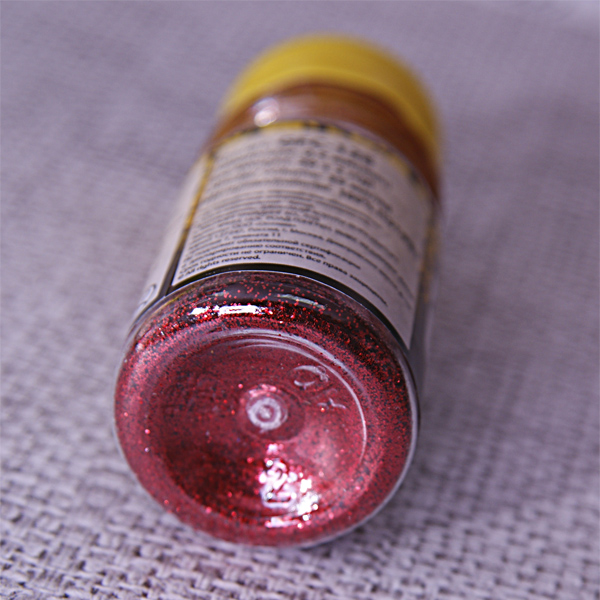 Блёстки (сухой глиттер) Love2art , цвет красный