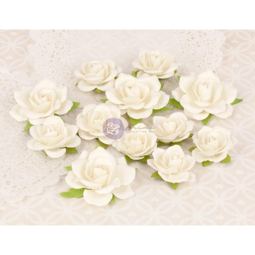 Набор бумажных роз Prima "Le Mia", белый