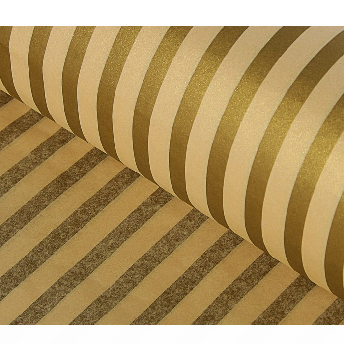 Бумага тишью "Золотая полоса", 50 х70 см