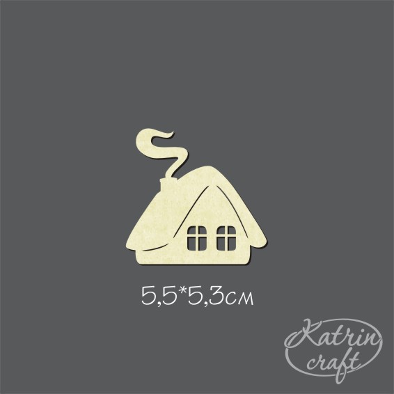 Чипборд "Избушка средняя"