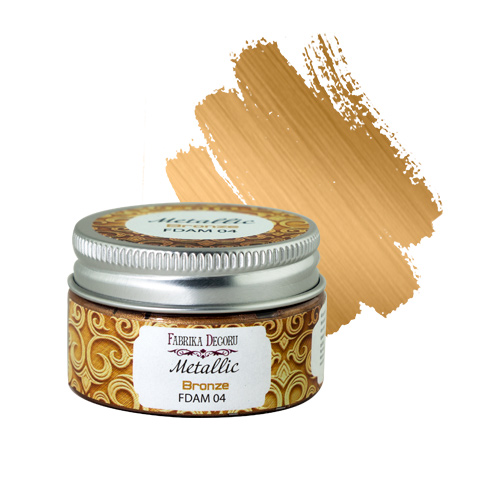 Краска Фабрика декору "Металлик", цвет бронза