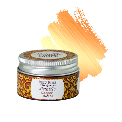 Краска Фабрика декору "Металлик", цвет медь