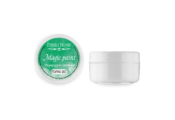 Сухая краска Фабрика Декору "Magic paint", цвет изумрудно-зелёный