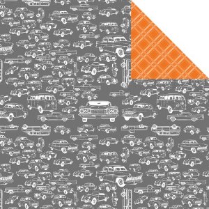 Двусторонняя бумага Studio Calico "Here & There",Detroit (SC22)