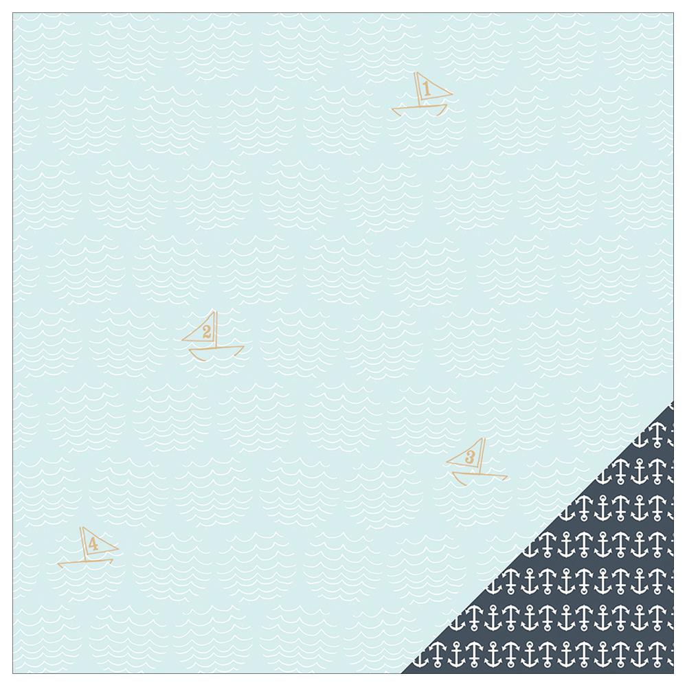 Двусторонняя бумага Studio Calico "Atlantic",Plymouth (SC23)