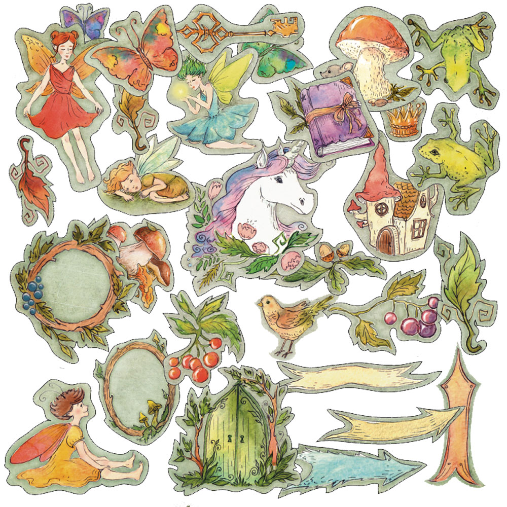 Набор картонной вырубки MrPainter "Зачарованный лес"