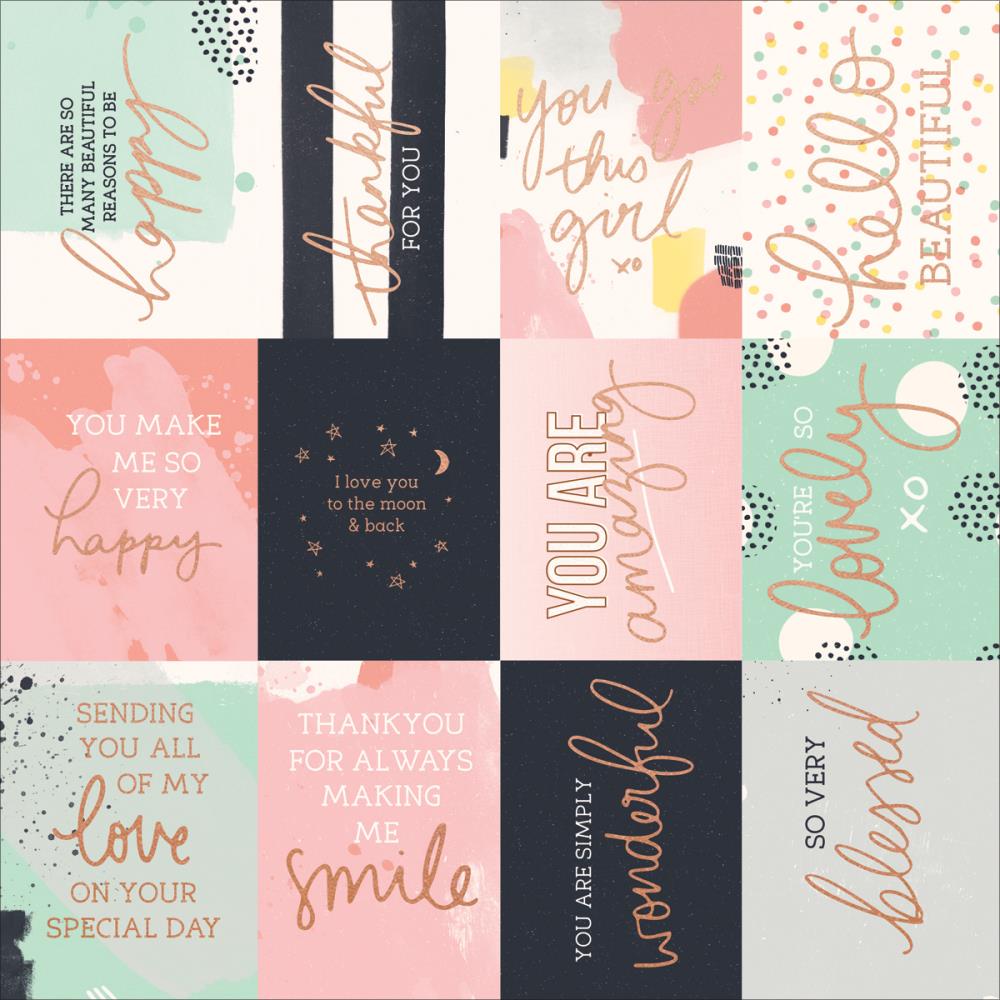 Бумага с фольгированием Kaisercraft "Daydreamer" Happy Moments (Kaiser529)