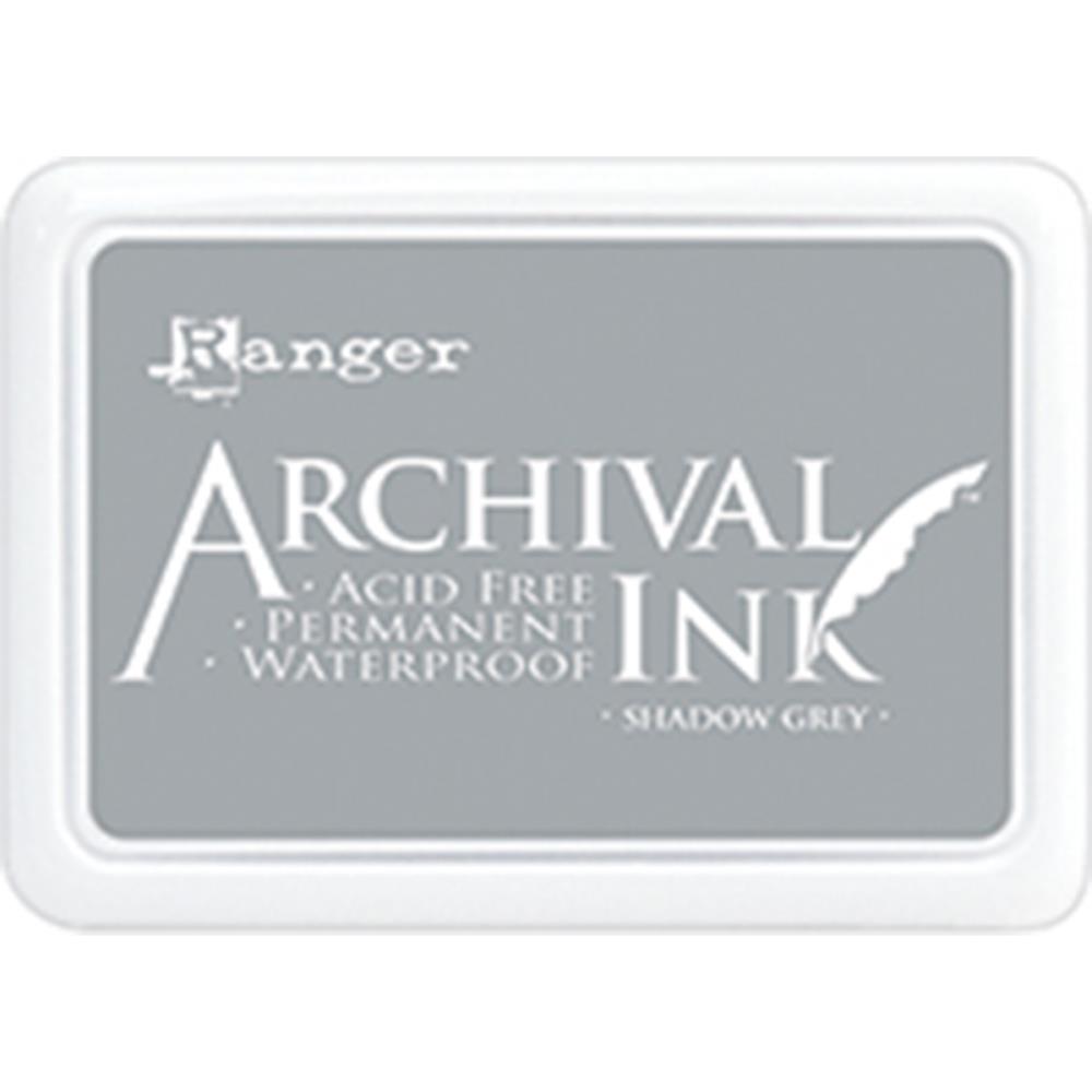 Подушечка чернильная Ranger Archival. Цвет серая тень