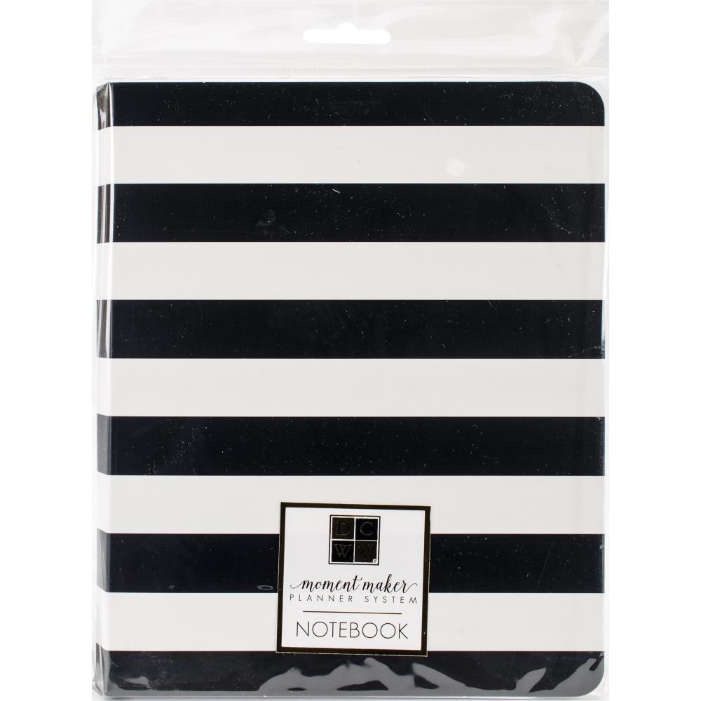 Блокнот DCWV "Moment Maker Planner", чёрно-белая полоска