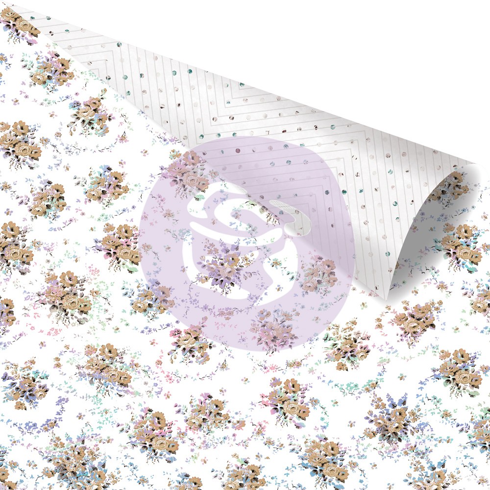 Бумага Prima "Zella Teal",Floral Stories (Prima281)