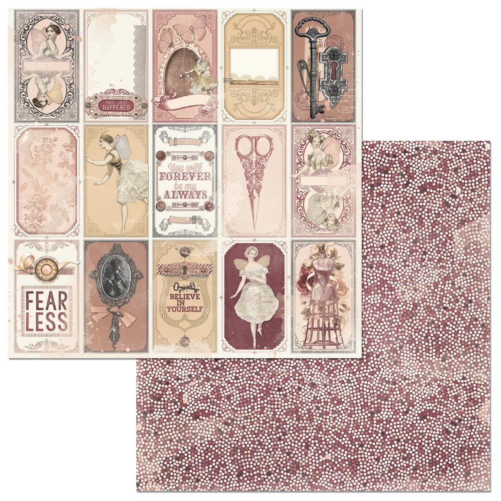 Двусторонняя бумага Bo Bunny "Charmed" Mirror (Bob399)