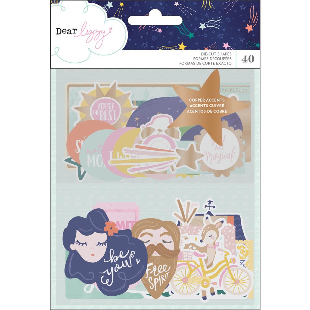 Набор вырубки American Crafts "Dear Lizzy" Star Gazer