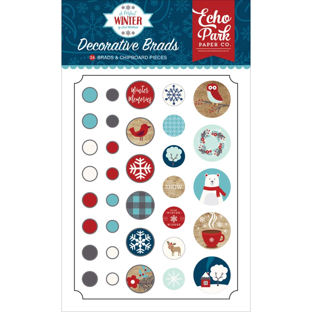 Набор брадс Echo Park "A Perfect Winter"