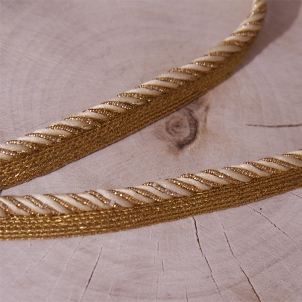 Лента для каптала "Золото с кремовым"