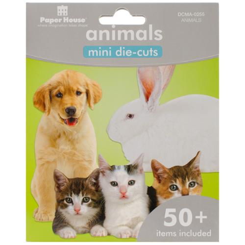 Набор вырубки из картона Paper House "Животные"
