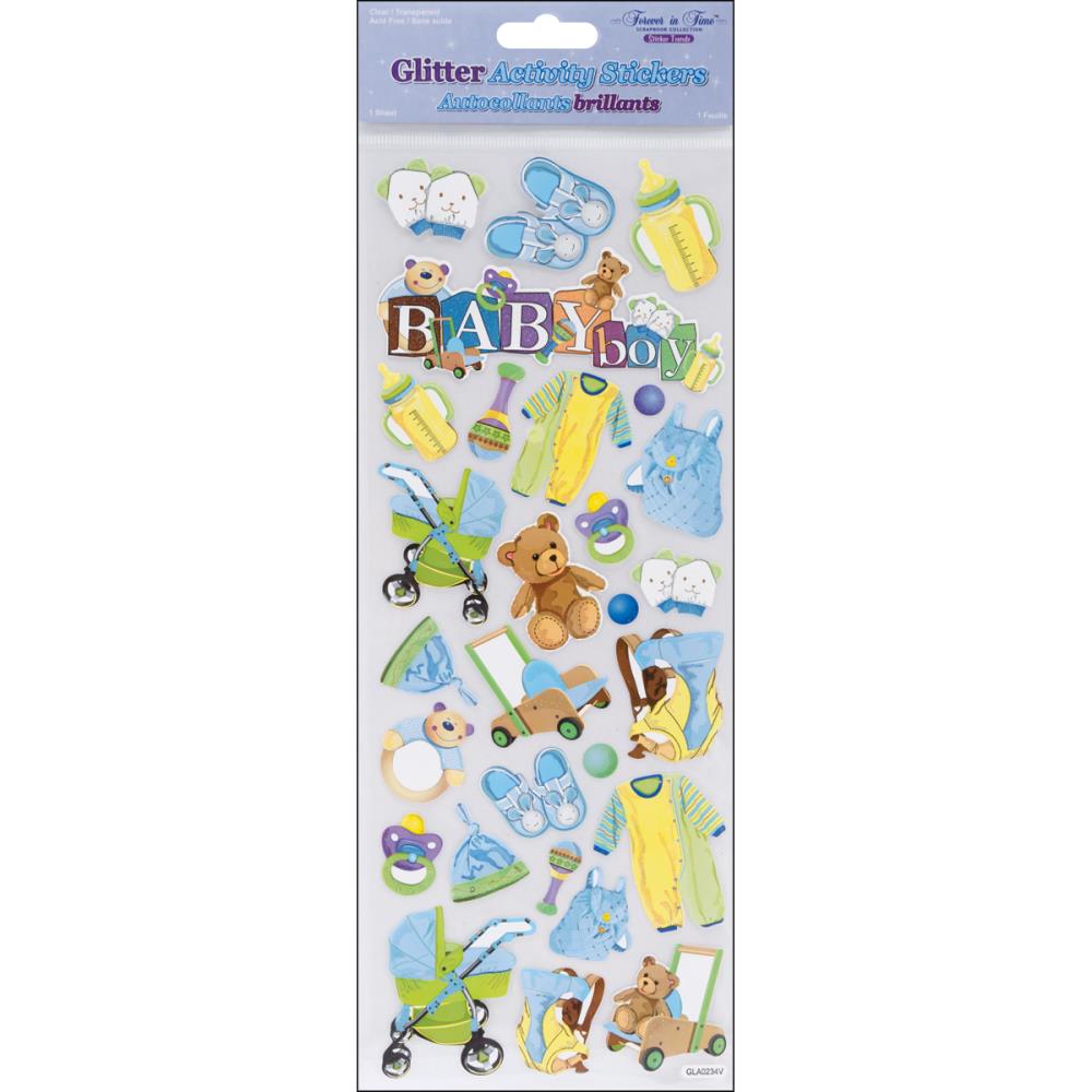 Наклейки Multicraft "Baby Boy" 10 х 30 см