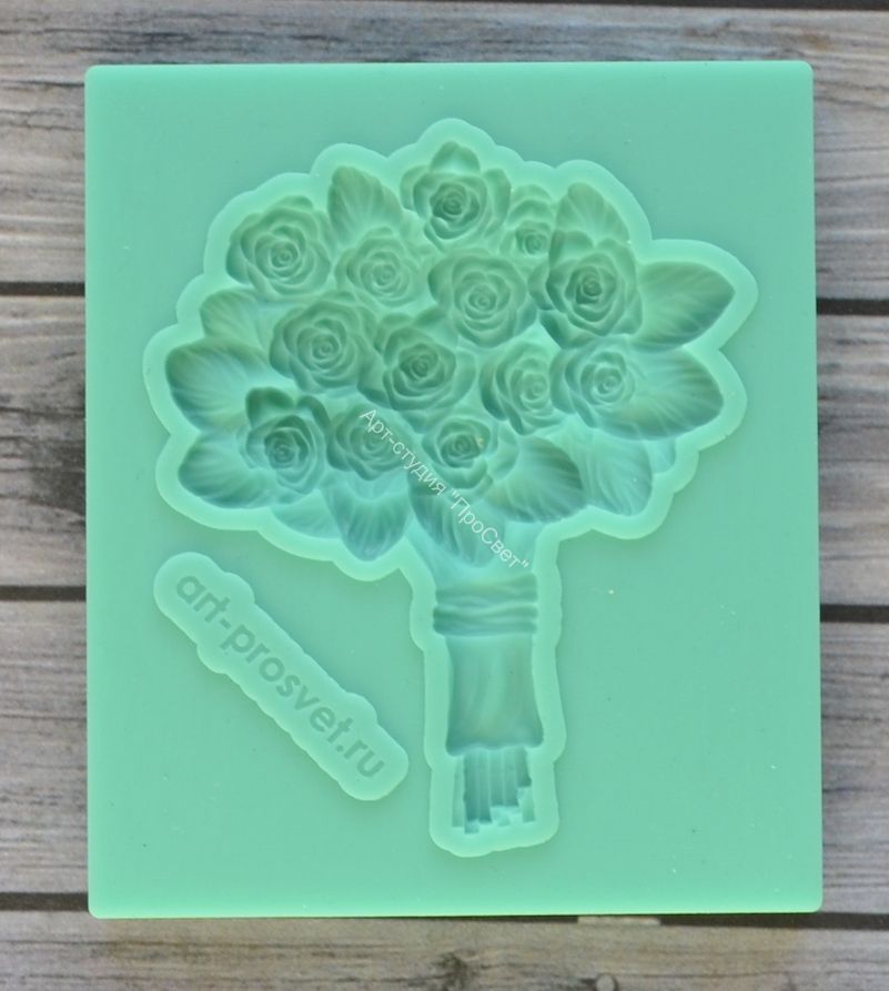 Молд Просвет "Букет из роз"