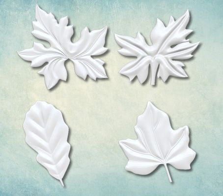 Молд Просвет "Набор листьев 5"