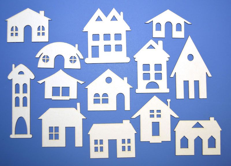 Чипборд ПроСвет "Домики"