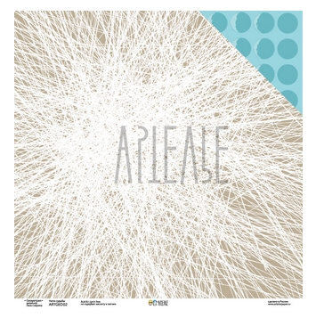 Бумага для скрапбукинга Артелье "GEOметрия", нити судьбы ( ATL62)