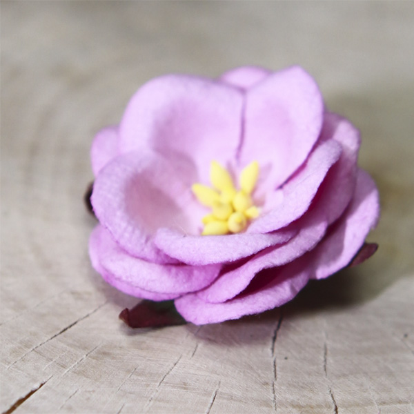 Цветок дикой розы, цвет розово-сиреневый, 1 шт