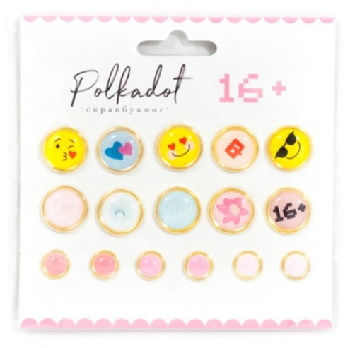 Набор брадс PolkaDot "16+"
