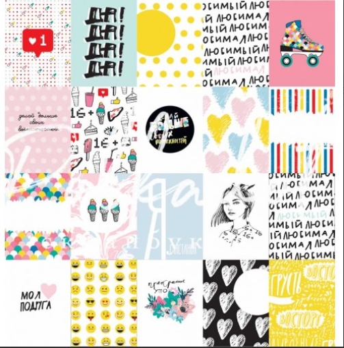 Набор карточек Polkadot "16+"