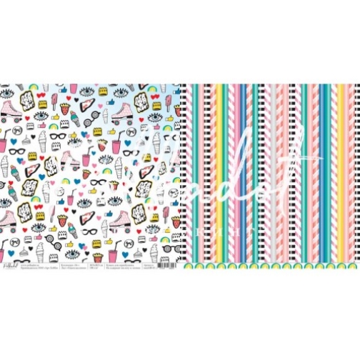 Бумага Polkadot. Коллекция "16+" одноклассники (PKD-227-10)