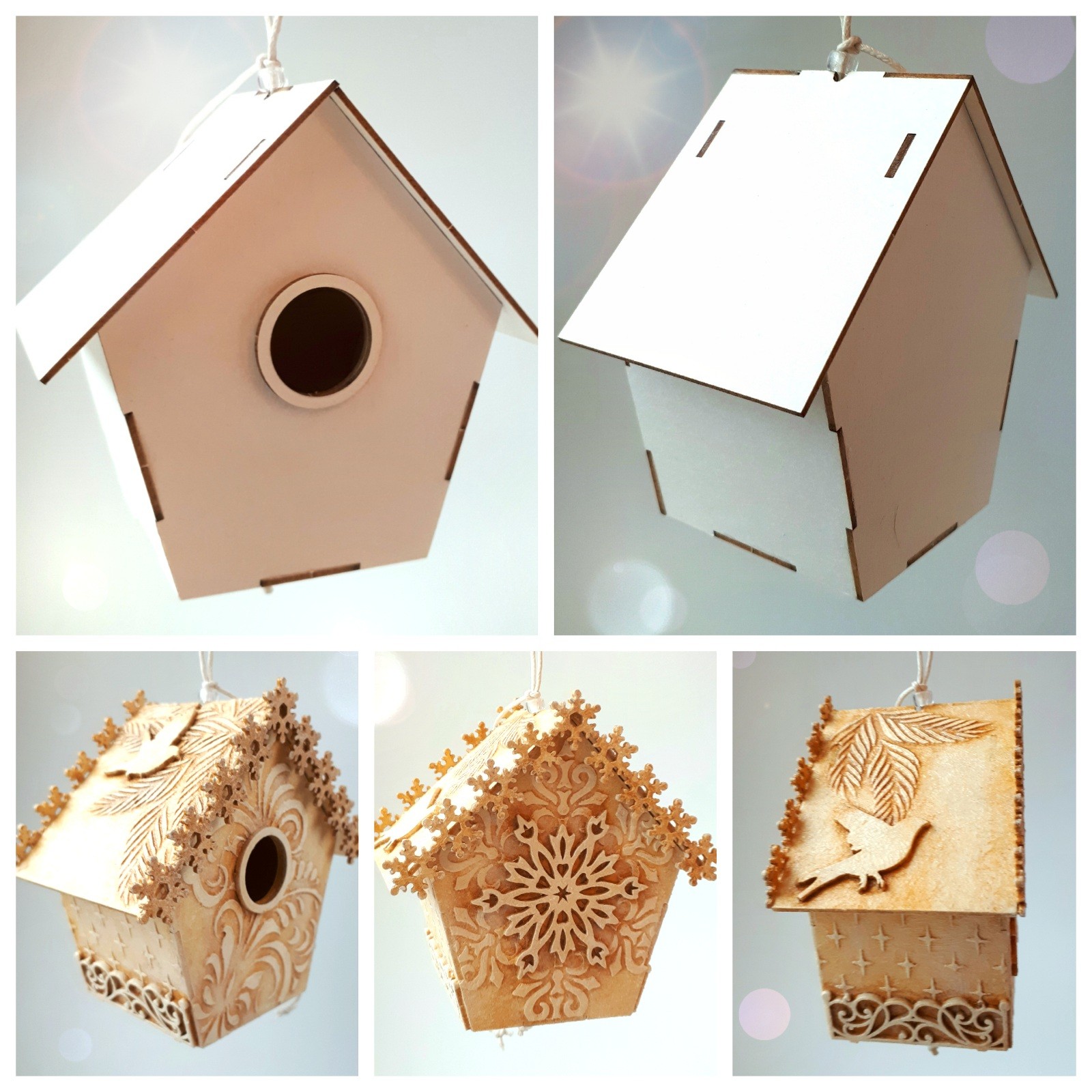 Заготовка из чипборда KatrinCraft "Скворечник сборный"