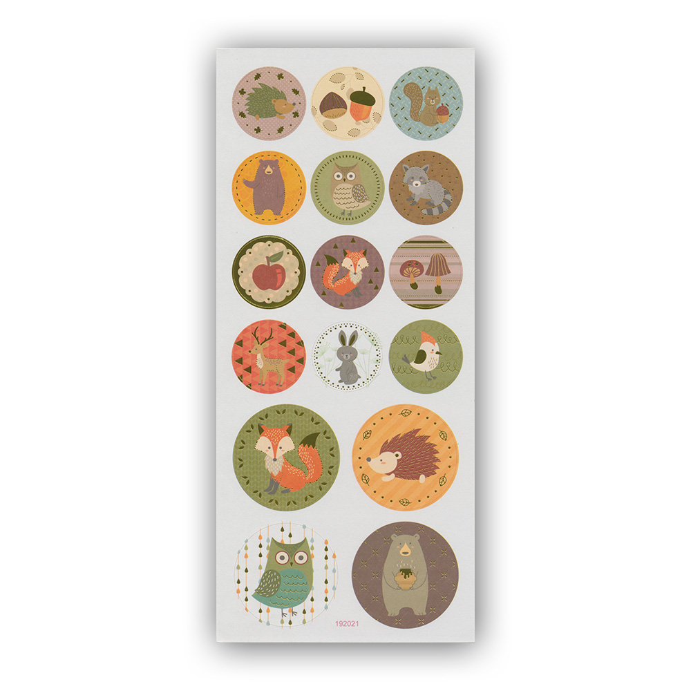 Наклейки MrPainter "Зверята",10 x 25 см