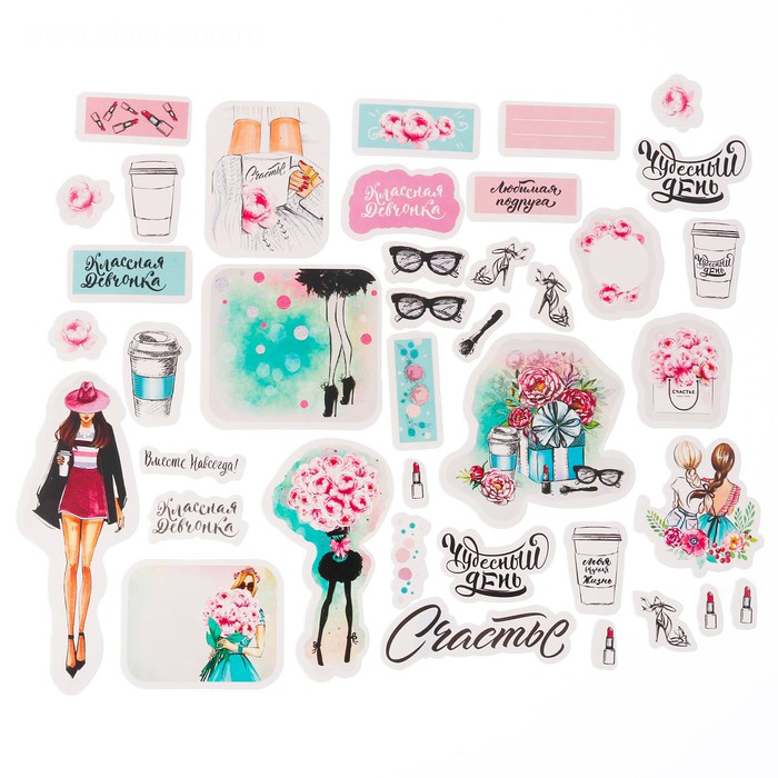 Вырубка из картона Артузор "На_шпильках ,Женское счастье"