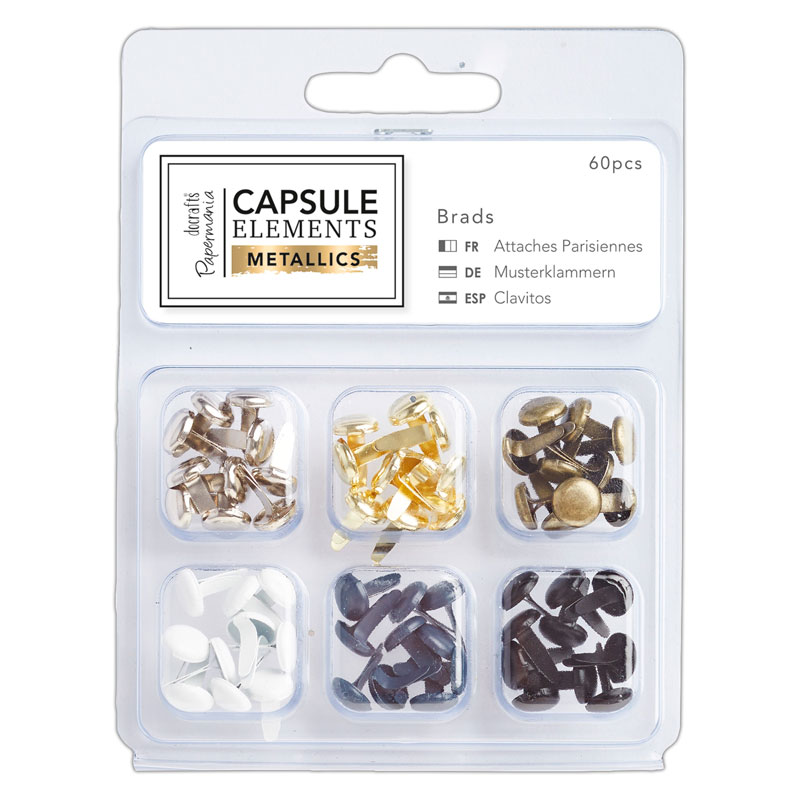 Набор брадс Docrafts "Elements Metallics"