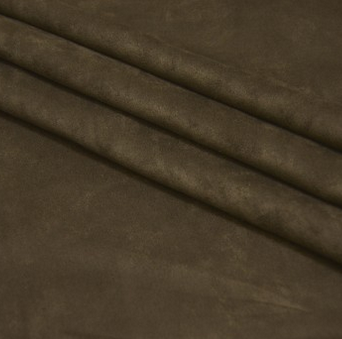 Искусственная замша 50 х 50 см, цвет хаки