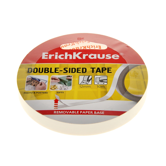 Скотч двусторонний Erich Krause 12 мм*10 м