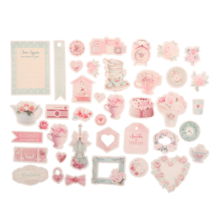 Вырубка из картона Артузор "Любовь и карамельки"