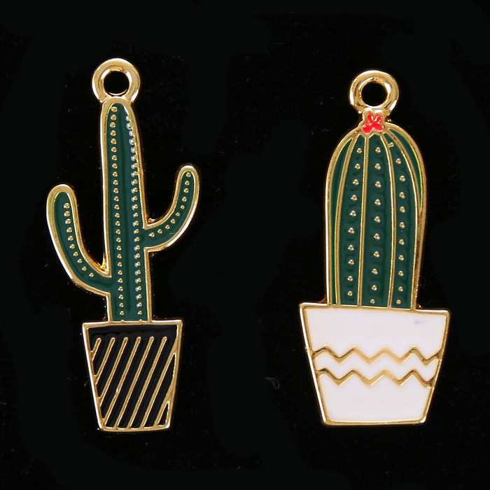 Набор подвесок "Кактусы", 2 штуки
