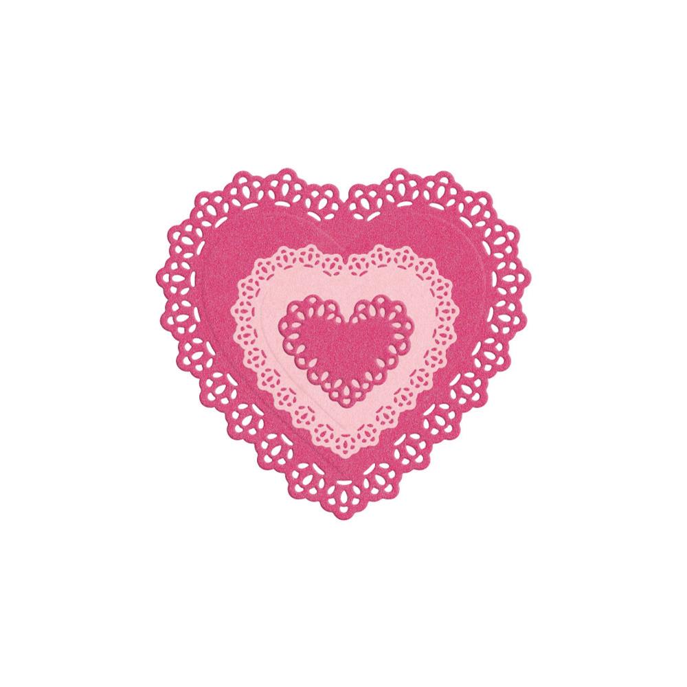 Ножи для вырубки Lifestyle Crafts "Сердечки-салфетки"