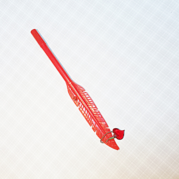 Ручка "Перо", цвет красный