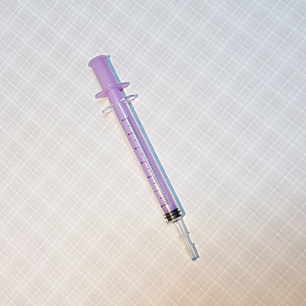 Ручка "Шприц", цвет сиреневый