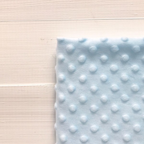 Плюш minky Голубой 90 х 50 см