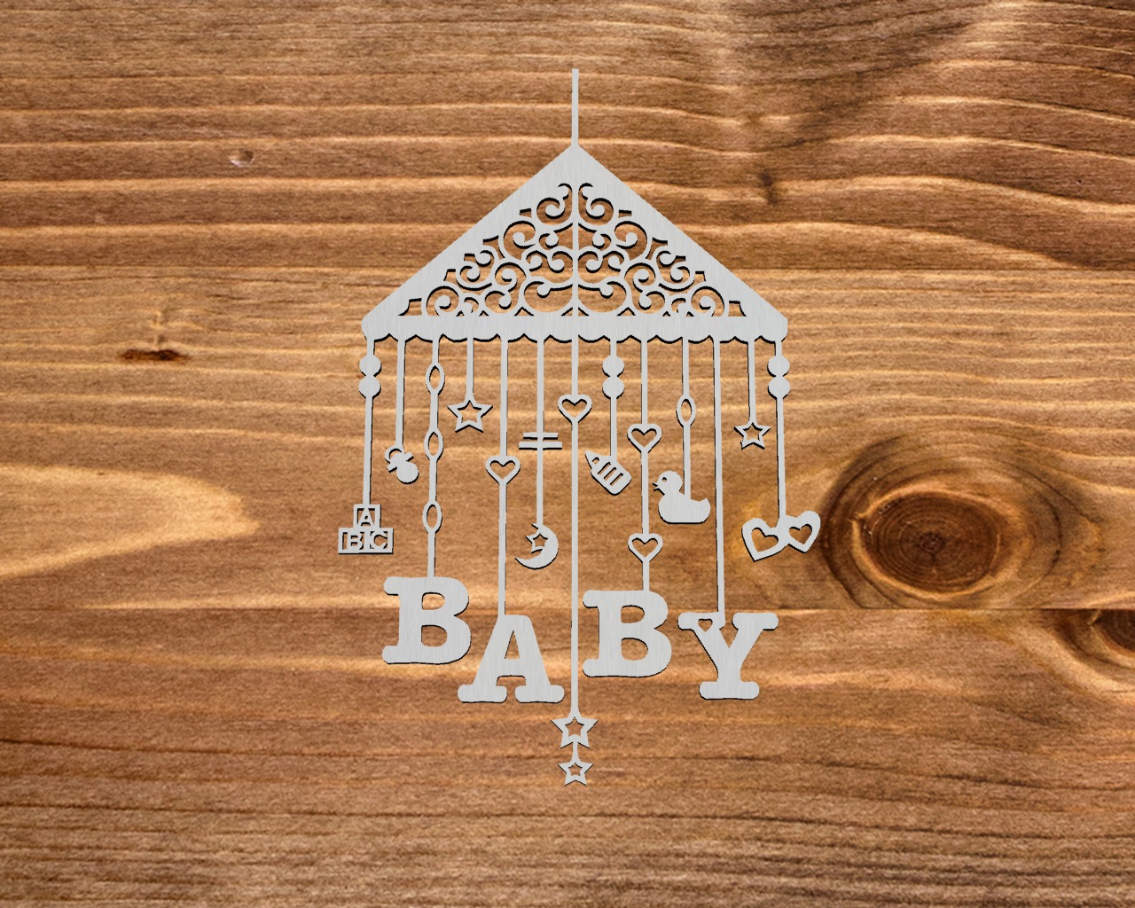 Чипборд Chipboards "Мобиль "BABY" (2)"